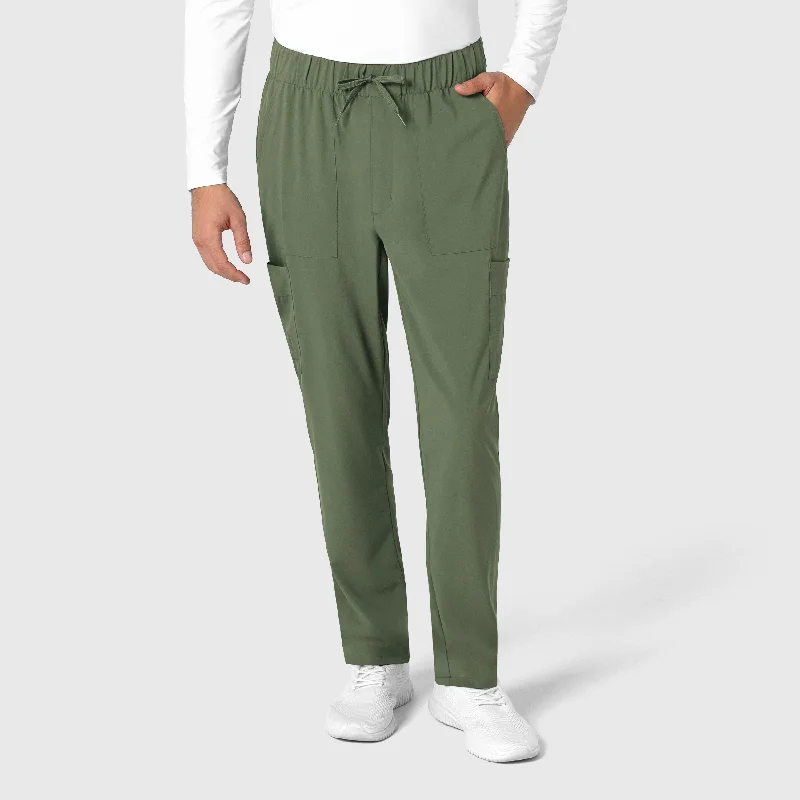 RENEW Men's Tapered Scrub Pant - Olive