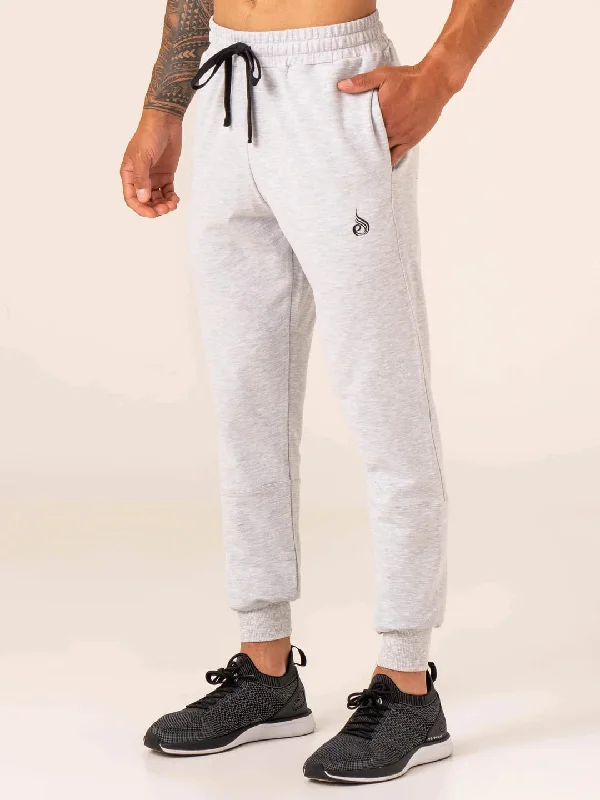 Ryderwear | Emerge Track Pant - Snow Grey Marl